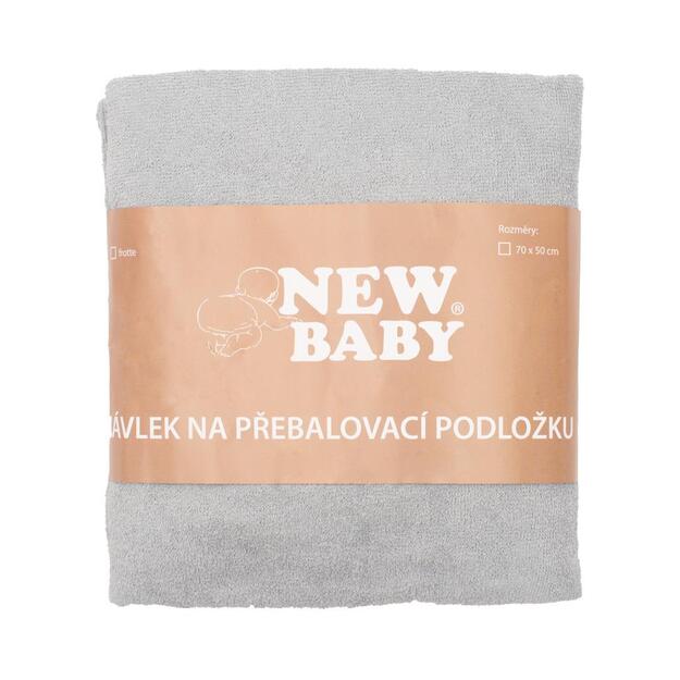 Keičiamas kilimėlio užvalkalas New Baby 50x70 pilkas