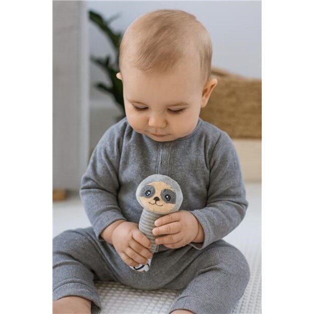 Pliušinis barškutis su Squeaker New Baby Sloth 1