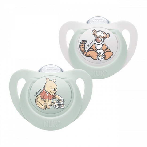 NUK Star Disney Teddy Bear 6-18m žalias, dydis 6-18m, 6-18m