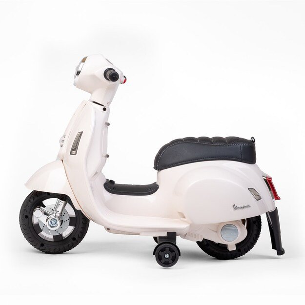 Baby Mix Vespa elektrinis motociklas baltas 6