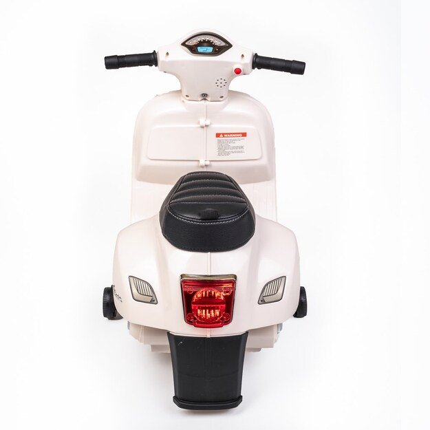 Baby Mix Vespa elektrinis motociklas baltas 3
