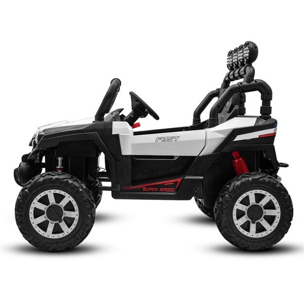 Elektromobilis Buggy Baby Mix Road 4x4 baltas