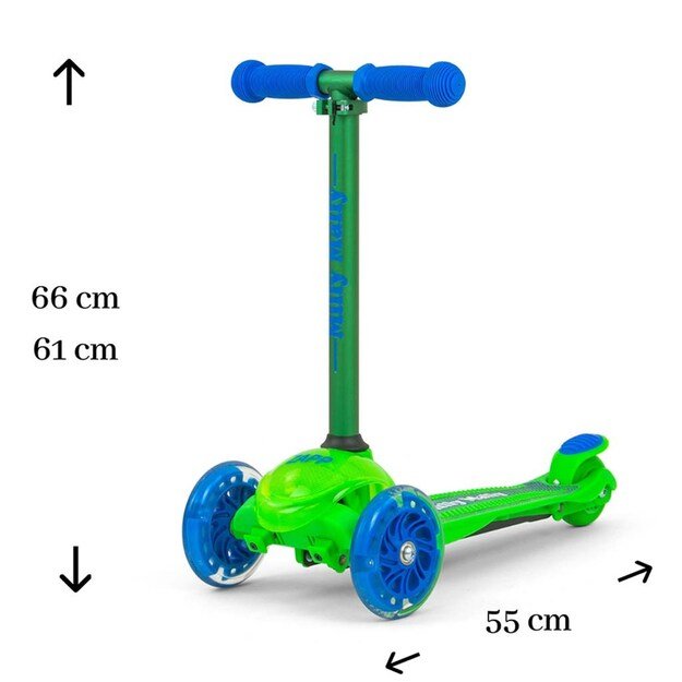 Milly Mally Scooter Zapp žalia