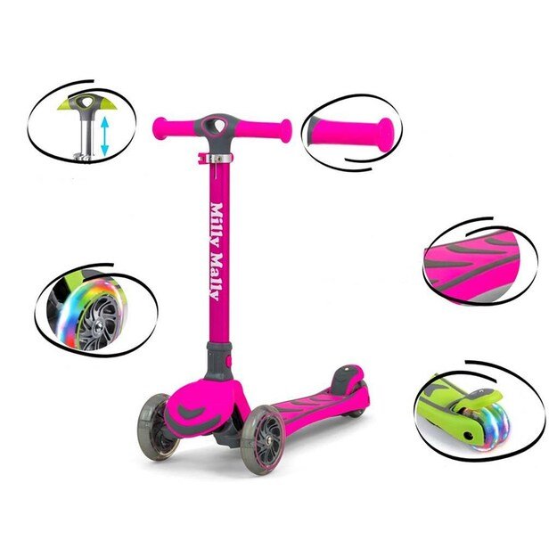 Milly Mally Scooter Boogie rožinė