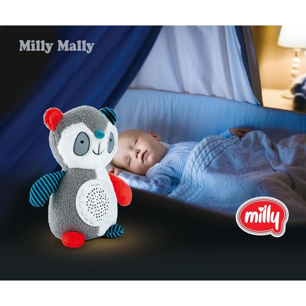 Milly Mally pliušinis pandos miegamasis su projektoriumi