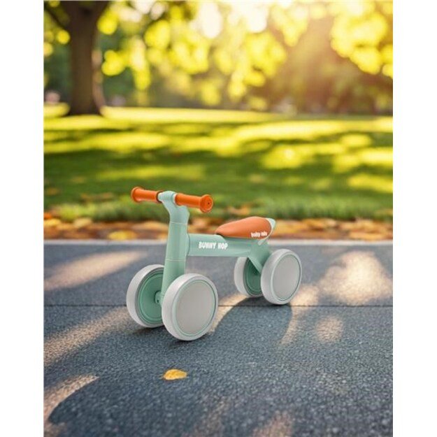 Vaikiškas paspirtukas Baby Mix Baby Bunny Hop Ultralight rožinis