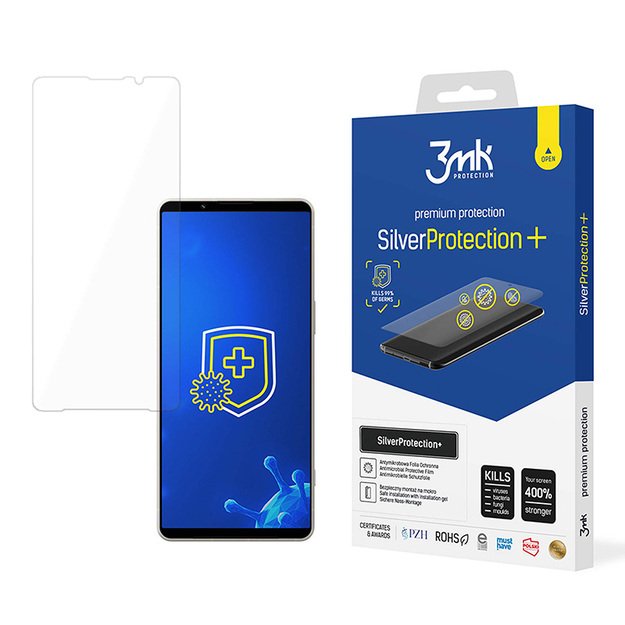 3mk SilverProtection+ – apsauginė plėvelė, skirta Sony Xperia 1 VI