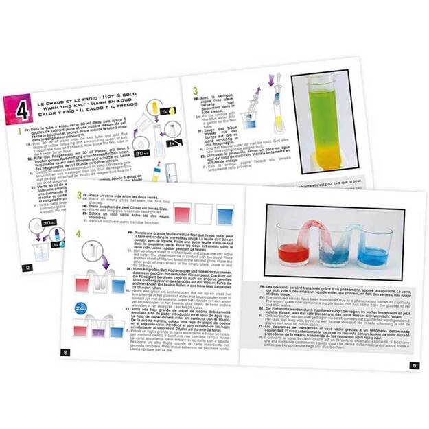 Eksperimentų rinkinys Spalvų chemija 6 Mini