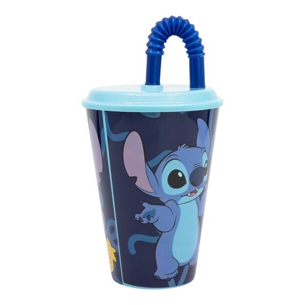 Disney Stitch - šiaudinis puodelis iš Palms Collection 430 ml
