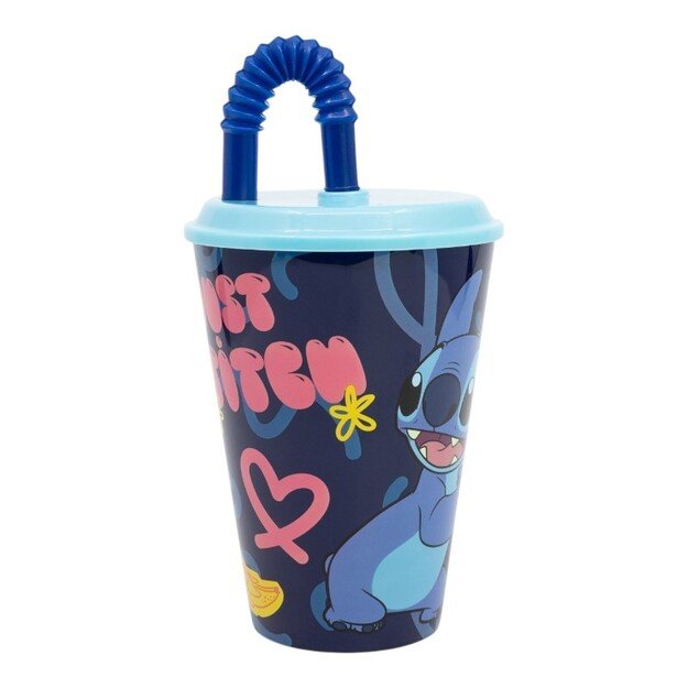Disney Stitch - šiaudinis puodelis iš Palms Collection 430 ml