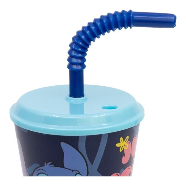 Disney Stitch - šiaudinis puodelis iš Palms Collection 430 ml