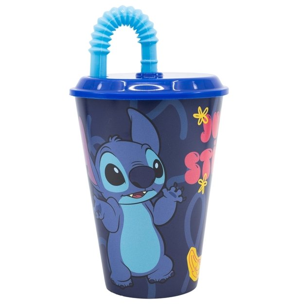 Disney Stitch - šiaudinis puodelis iš Palms Collection 430 ml