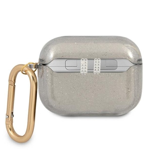 Guess Colored Glitter – Airpods Pro dėklas (juodas)