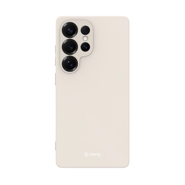 Crong Color Cover – dėklas, skirtas Samsung Galaxy S25 Ultra (smėlio spalvos)