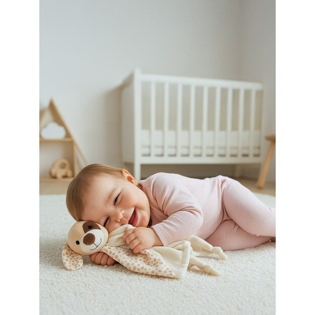 Miegančio šuns kūdikių mišinys rudas 1