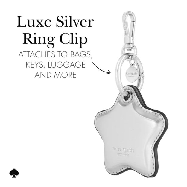 Kate Spade New York Charm raktų pakabukas – apsauginis dėklas, skirtas Apple AirTag (žvaigždė)