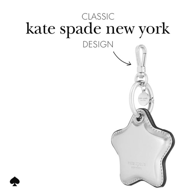 Kate Spade New York Charm raktų pakabukas – apsauginis dėklas, skirtas Apple AirTag (žvaigždė)