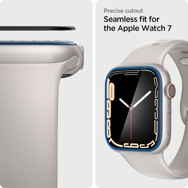 „Spigen Proflex EZ FIT“ 2 vnt. pakuotė – ekrano apsaugos, skirtos „Apple Watch 8 / 7“ (45 mm) (2 vnt.)