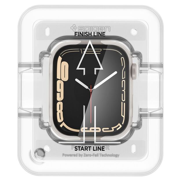 „Spigen Proflex EZ FIT“ 2 vnt. pakuotė – ekrano apsaugos, skirtos „Apple Watch 8 / 7“ (45 mm) (2 vnt.)