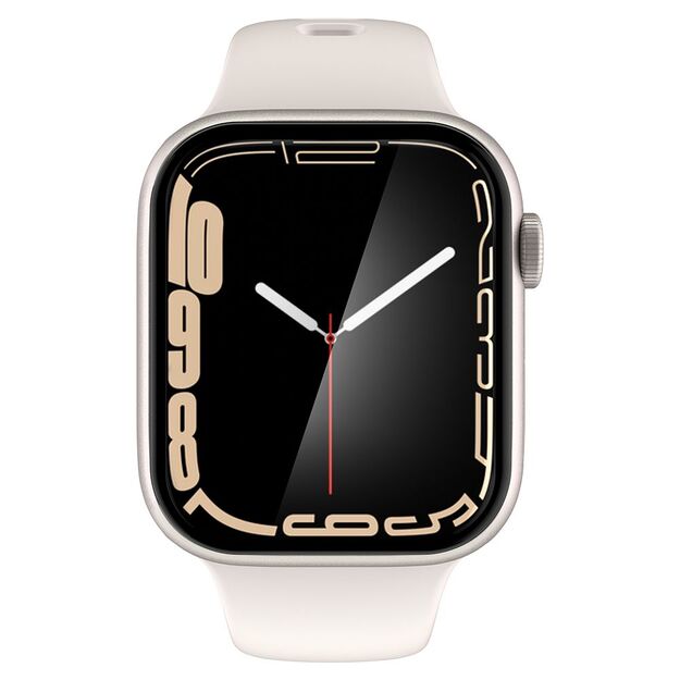 „Spigen Proflex EZ FIT“ 2 vnt. pakuotė – ekrano apsaugos, skirtos „Apple Watch 8 / 7“ (45 mm) (2 vnt.)