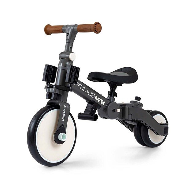 Milly Mally Optimus Max 5in1 tricycle with guide bar dark grey