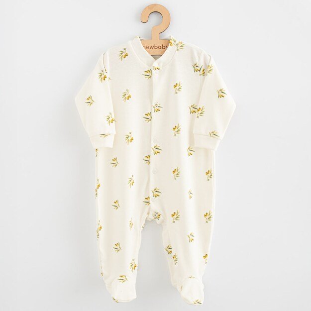 Kūdikio kombinezonas-miegmaišis iš ekologiškos medvilnės New Baby Olives, 56 (0-3 mėn.)