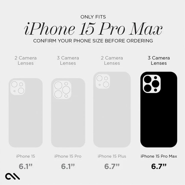 „Case-Mate Twinkle MagSafe“ – „iPhone 15 Pro Max“ dėklas (diskotekos spalvos)