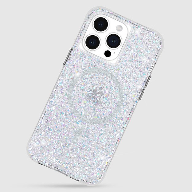 „Case-Mate Twinkle MagSafe“ – „iPhone 15 Pro Max“ dėklas (diskotekos spalvos)