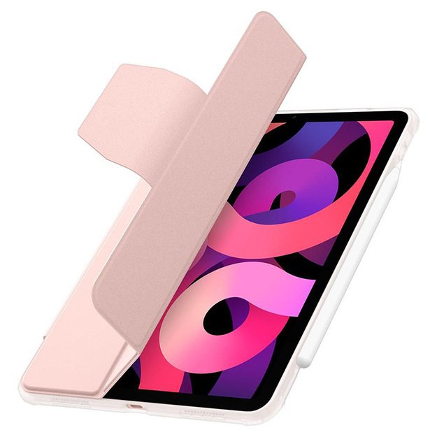 „Spigen Ultra Hybrid Pro“ – dėklas, skirtas „iPad Air 11 M3“ (2025) / M2 (2024) / „iPad Air 10.9“ (5–4 kartos) (2022–2020) (rožinio aukso spalvos)