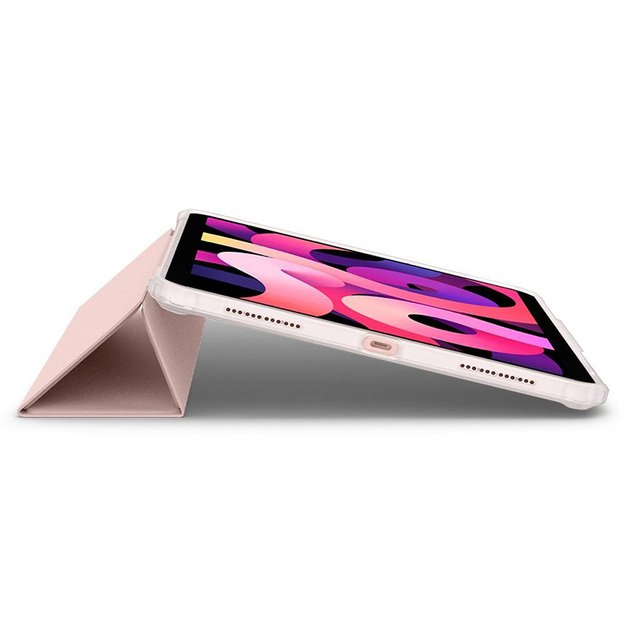„Spigen Ultra Hybrid Pro“ – dėklas, skirtas „iPad Air 11 M3“ (2025) / M2 (2024) / „iPad Air 10.9“ (5–4 kartos) (2022–2020) (rožinio aukso spalvos)