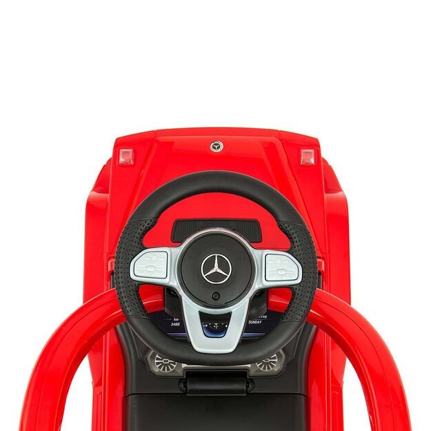 Paspirtukas su kreipiančiąja vairuoja MERCEDES G350d Milly Mally juodas