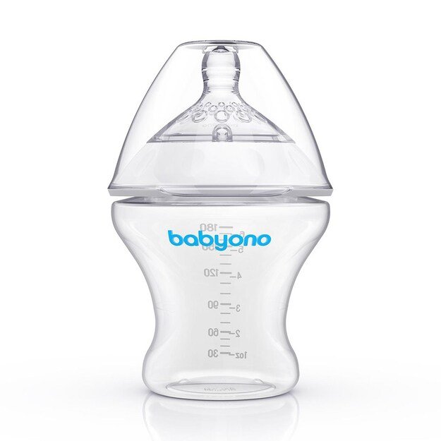 Baby Ono 180 ml buteliukas nuo dieglių
