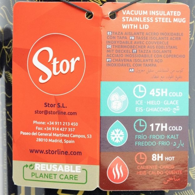Haris Poteris - XL nerūdijančio plieno termo puodelis „Rambler“ iš „Golden Magic Collection“, 940 ml