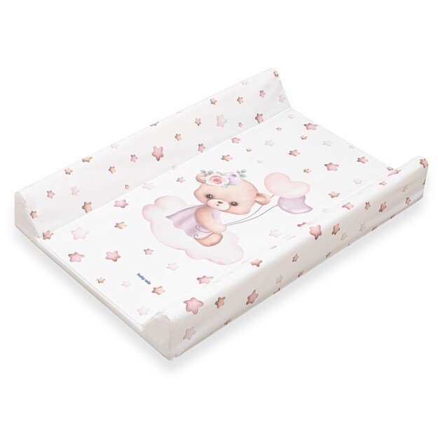 Baby Mix Bear vystymo kilimėlis su standumo efektu, 47x70 cm, rožinis