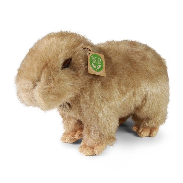 Pliušinis žaislas „Rappa“ – realistiškas žaislas „Kapibara“, 30 cm, ekologiškas