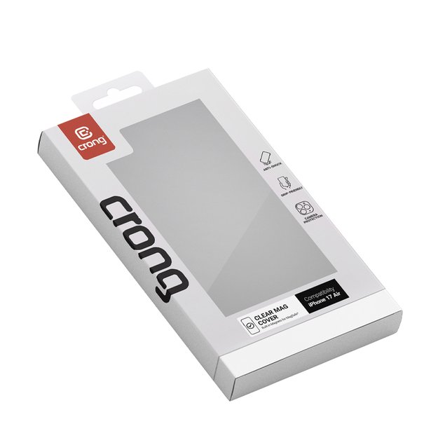 „Crong Clear MAG“ dėklas – „MagSafe iPhone 17 Air“ dėklas (skaidrus) 29