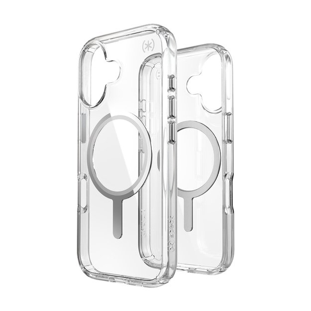 „Speck Presidio Perfect Clear MagSafe“ dėklas iPhone 17 (skaidrus / sidabrinis) 5