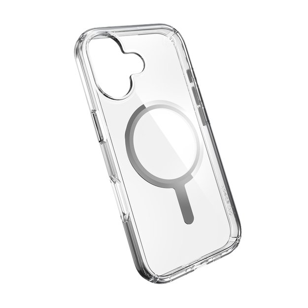 „Speck Presidio Perfect Clear MagSafe“ dėklas iPhone 17 (skaidrus / sidabrinis) 2