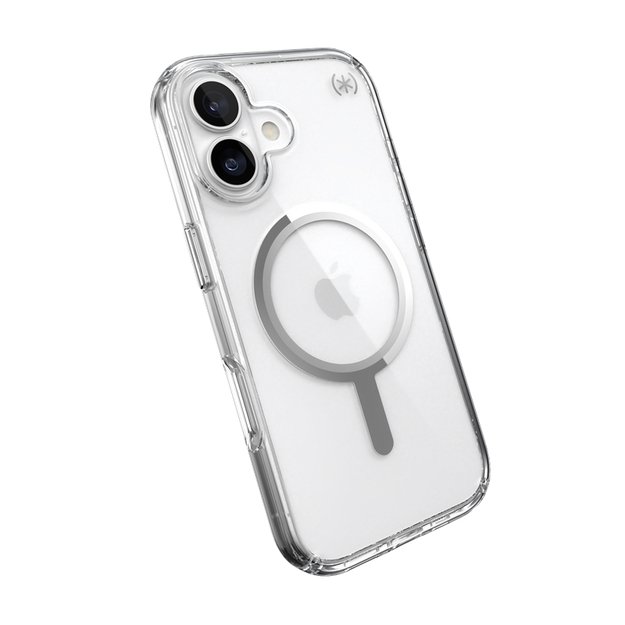 „Speck Presidio Perfect Clear MagSafe“ dėklas iPhone 17 (skaidrus / sidabrinis) 13