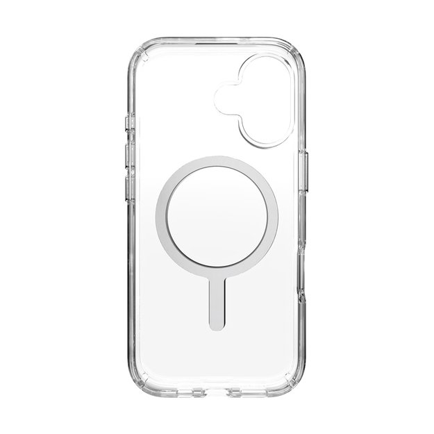 „Speck Presidio Perfect Clear MagSafe“ dėklas iPhone 17 (skaidrus / sidabrinis) 15