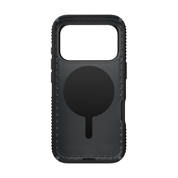„Speck Presidio2 Grip ClickLock & MagSafe“ dėklas, skirtas „iPhone 17 Pro“ (juodas / pilkas / baltas) 16