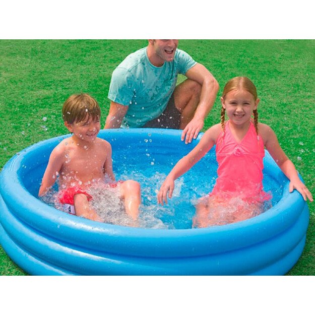 Pripučiamas mėlynas baseinas, 168 x 38 cm 3