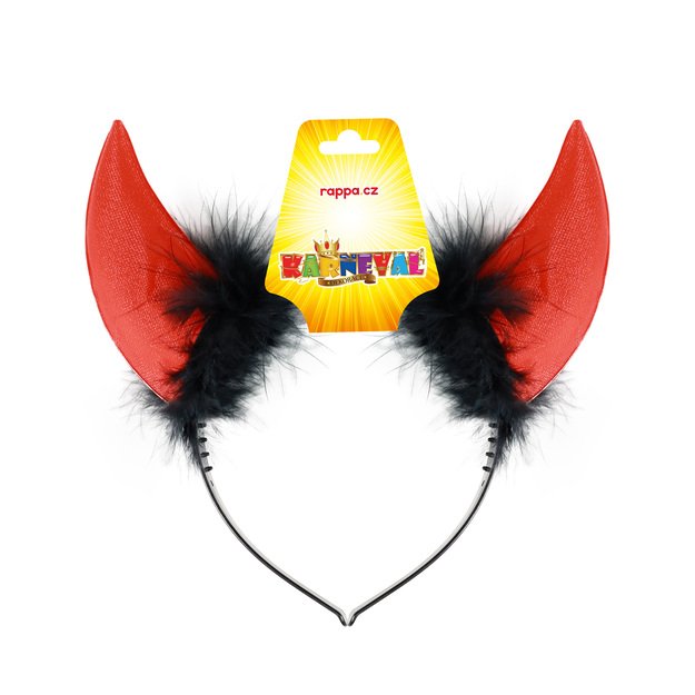 Children devil horns headband 2