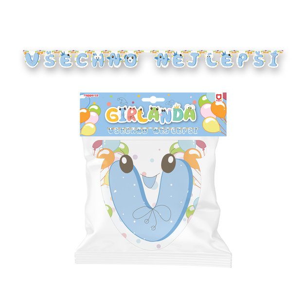 the paper garland VŠECHNO NEJLEPŠÍ 2