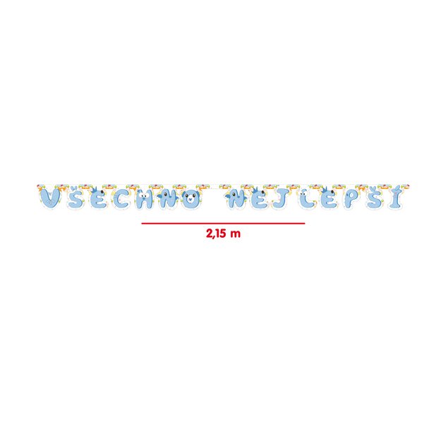 the paper garland VŠECHNO NEJLEPŠÍ 4