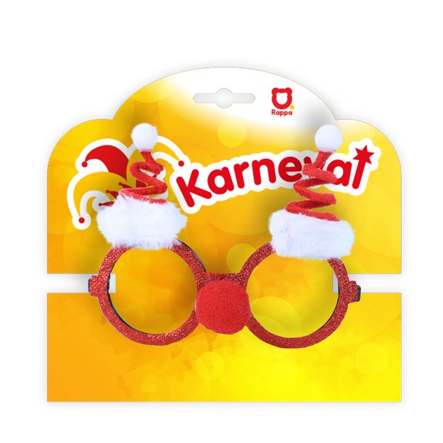 Christmas glasses with Santa Claus for adults 2