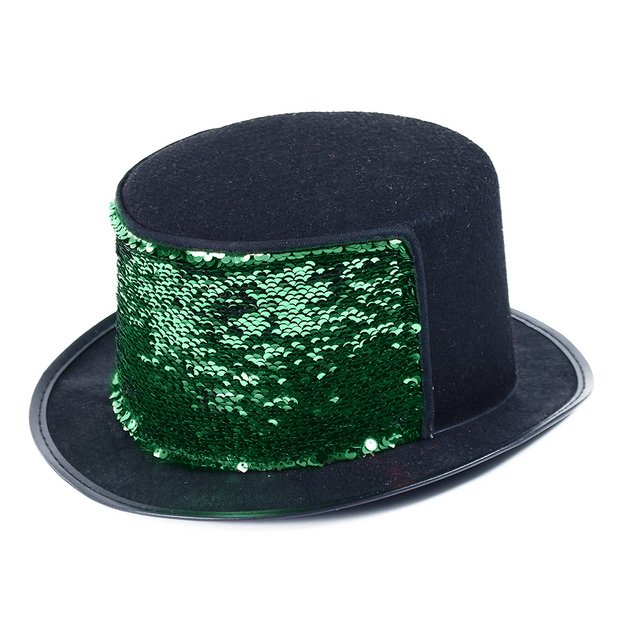 the adult top hat with sequins 2