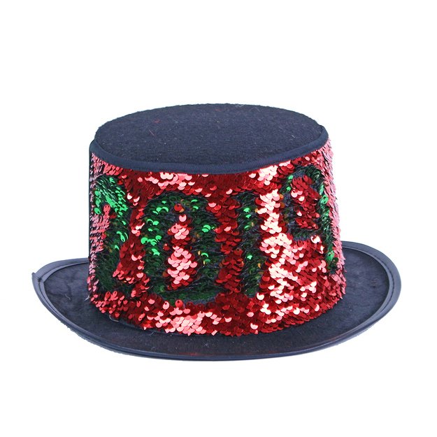 the adult top hat with sequins 3