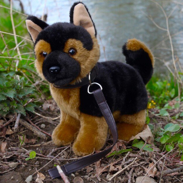 Plush German Shepherd 23 cm ECO-FRIENDLY 5