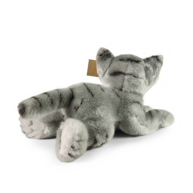 Plush cat gray 30 cm ECO-FRIENDLY 4
